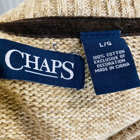 Chaps Men’s Sweater Size Large - Picture 7 of 7